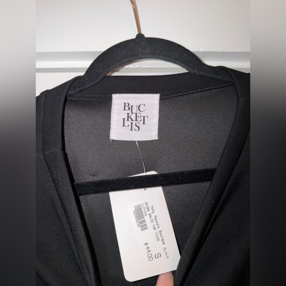 NWT Bucket List Black Oversized T-Shirt & Shorts Loungewear Set - S - Picture 3 of 4